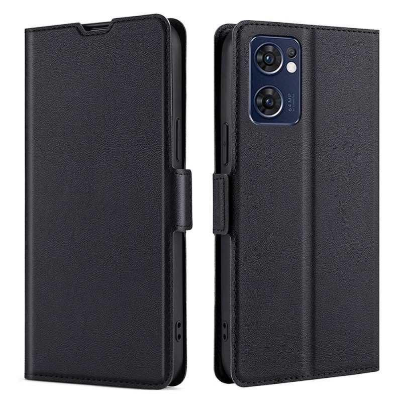 Fodral För Oppo Find X5 Lite Folio-fodral Dubbel Klaffdesign