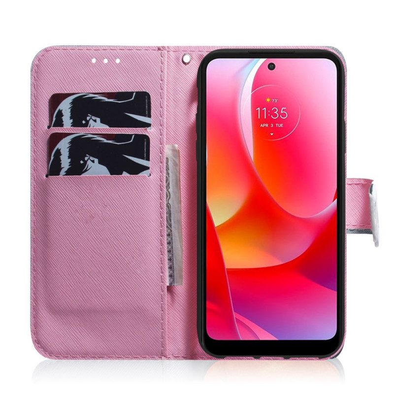 Fodral För Oppo Find X5 Lite Gammal Rosenblomma