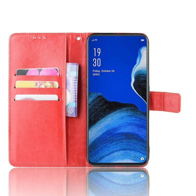 Fodral För Oppo Reno 2Z Plinkande Konstläder