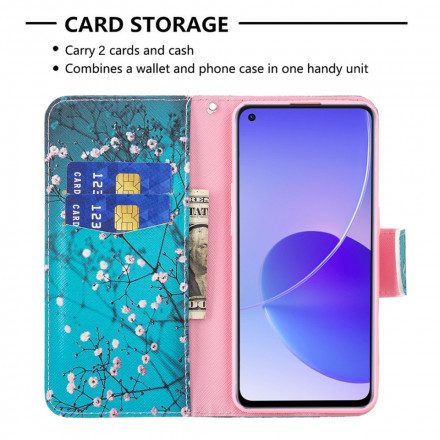 Fodral För Oppo Reno 6 5G Blommande Grenar