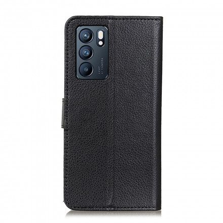Fodral För Oppo Reno 6 5G Faux Leather Lychee