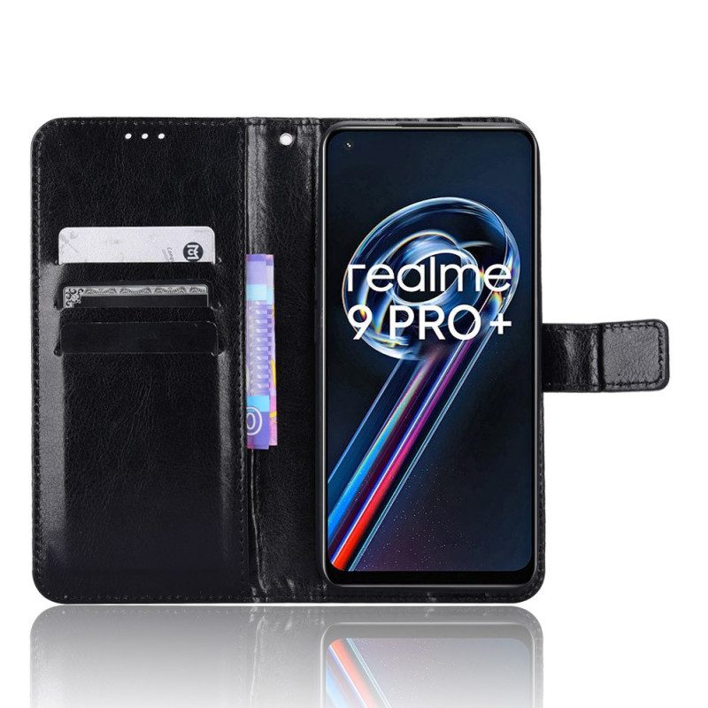 Fodral För Realme 9 5G Plinkande Konstläder