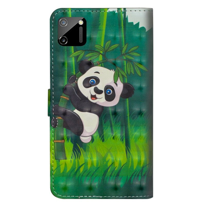 Fodral För Realme C11 Panda Och Bambu