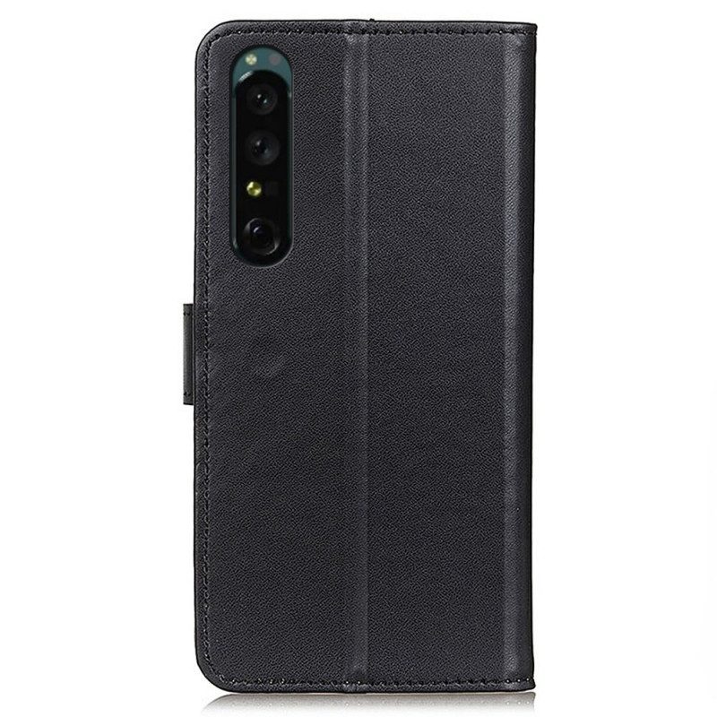 Fodral För Sony Xperia 1 IV Enkelt Konstläder