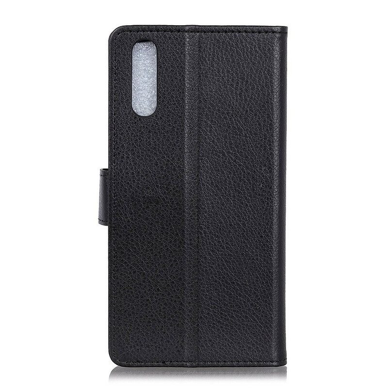 Fodral För Sony Xperia 10 II Faux Leather Lychee