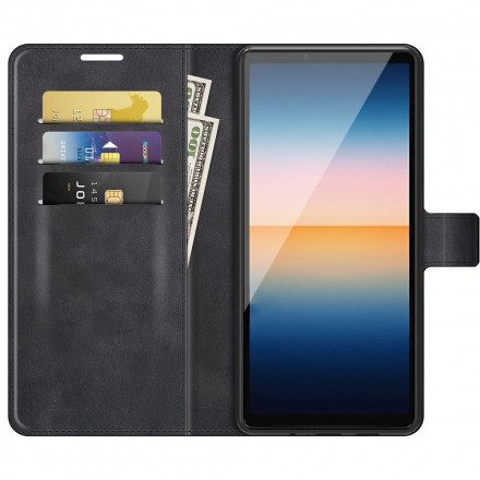 Fodral För Sony Xperia 10 III Extrem Slim Lädereffekt