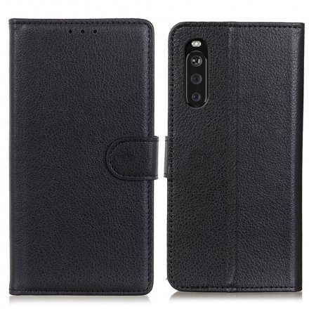 Fodral För Sony Xperia 10 III Faux Leather Lychee