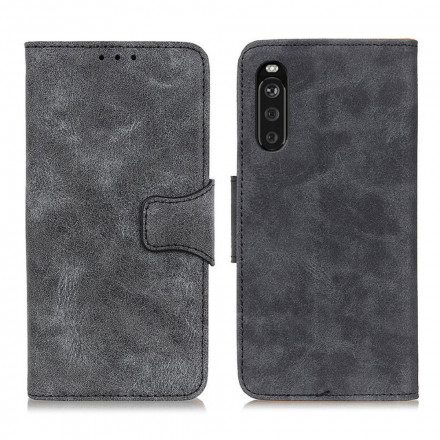 Fodral För Sony Xperia 10 III Vintage Split Läder