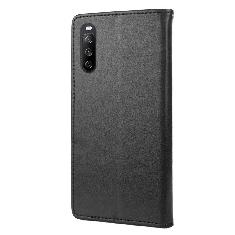 Fodral För Sony Xperia 10 IV Blommor Och Fjärilar