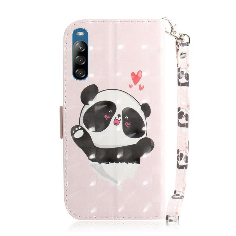 Fodral För Sony Xperia L4 Med Kedjar Thong Panda Love