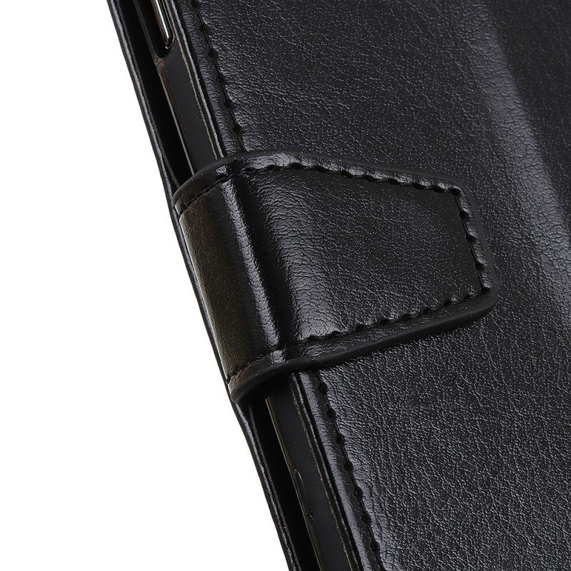 Fodral För Sony Xperia Pro-I Enkel Glänsande Lädereffekt