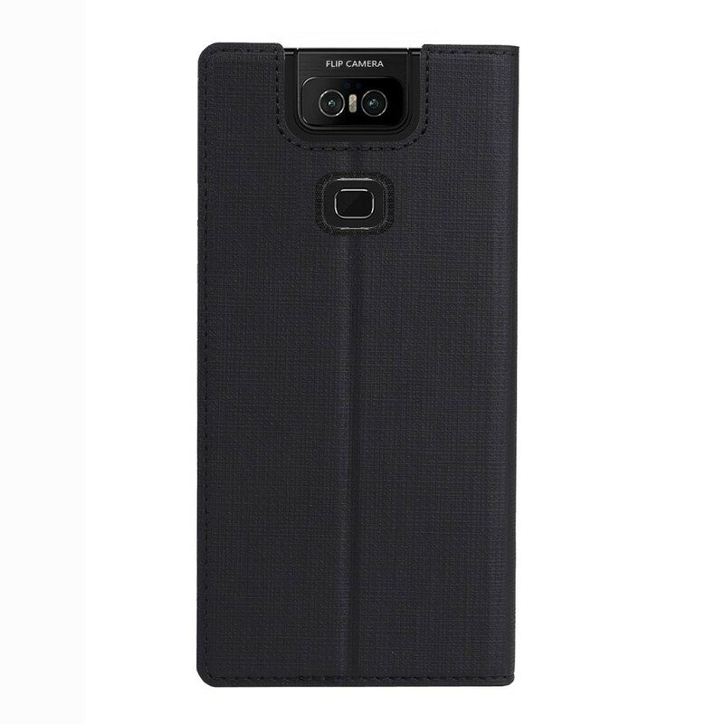 Folio-fodral För Asus ZenFone 6 Läderfodral Texturerad