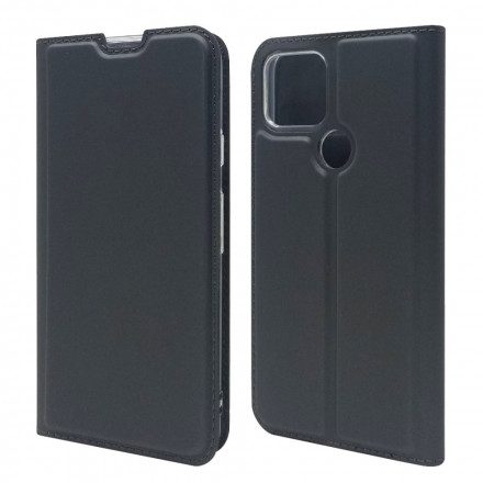 Folio-fodral För Google Pixel 5 Läderfodral Magnetiskt Lås