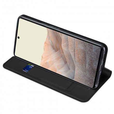 Folio-fodral För Google Pixel 6 Läderfodral Skin Pro Dux Ducis