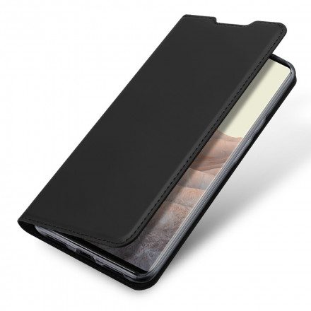 Folio-fodral För Google Pixel 6 Pro Läderfodral Skin Pro Dux Ducis