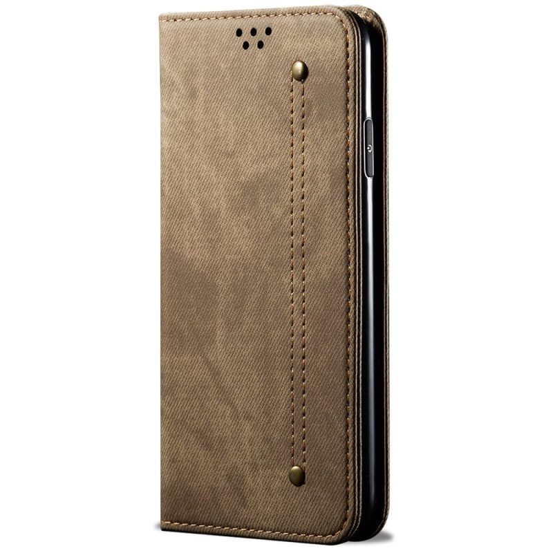 Folio-fodral För Honor 70 Läderfodral Jeanstyg Med Stygnmönster
