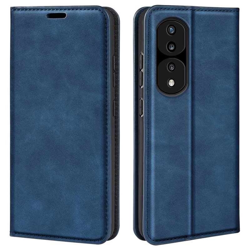 Folio-fodral För Honor 70 Läderfodral Skin-touch Mjukhet