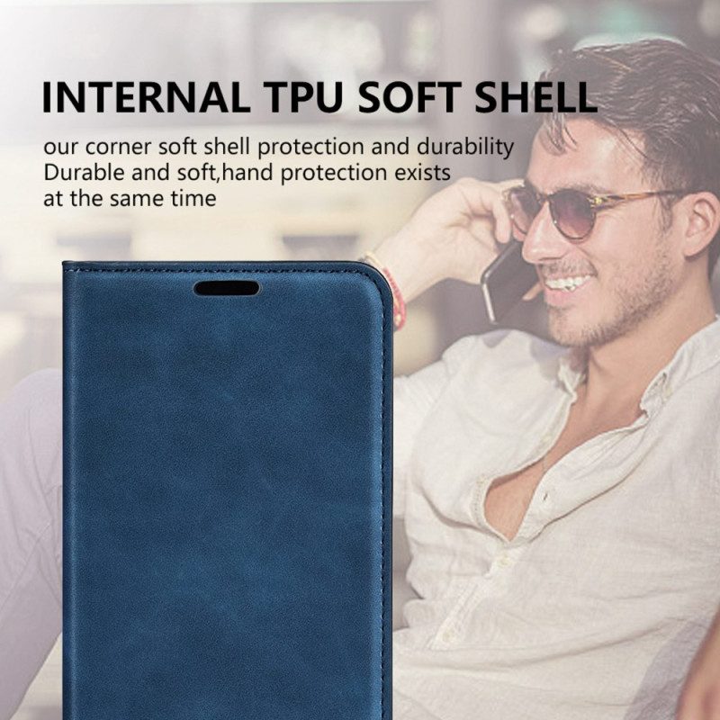 Folio-fodral För Honor 70 Läderfodral Skin-touch Mjukhet