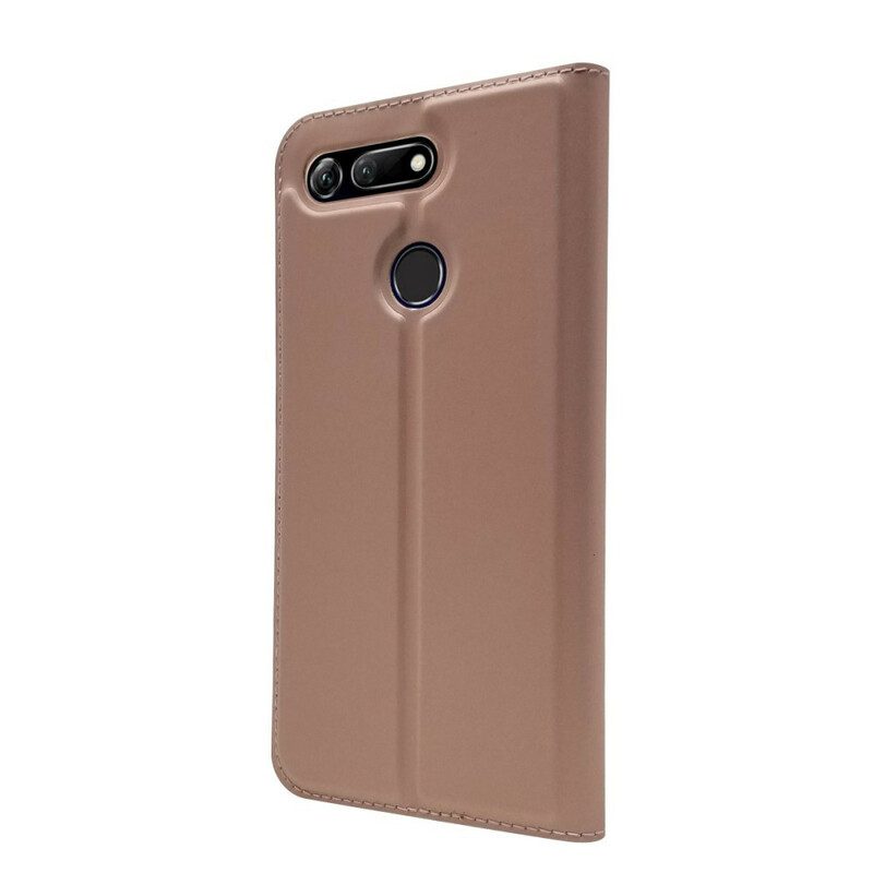 Folio-fodral För Honor View 20 Läderfodral Premium Lädereffekt