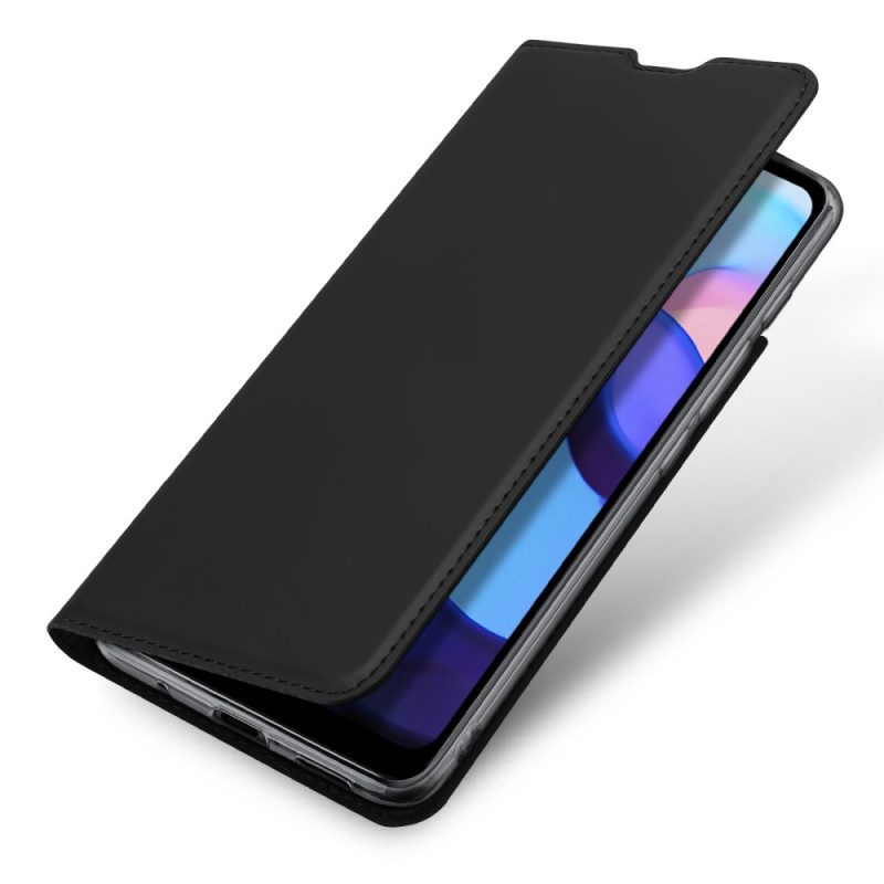 Folio-fodral För Moto E40 / E30 / E20 Läderfodral Dux Ducis Pro Skin