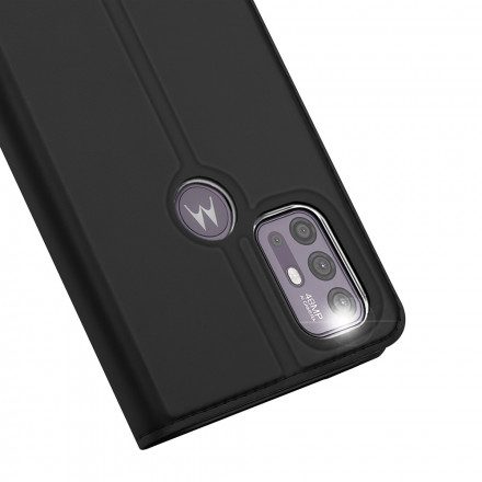 Folio-fodral För Moto G10 / G30 Läderfodral Dux Ducis Pro Skin