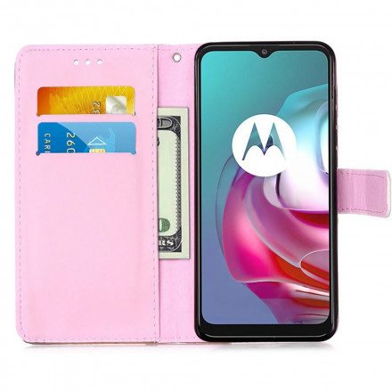 Folio-fodral För Moto G10 / G30 Pandagalaxen