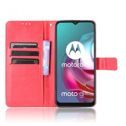 Folio-fodral För Moto G10 / G30 Plinkande Konstläder