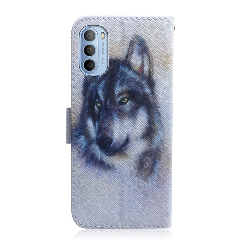 Folio-fodral För Moto G31 / Moto G41 Canine Gaze