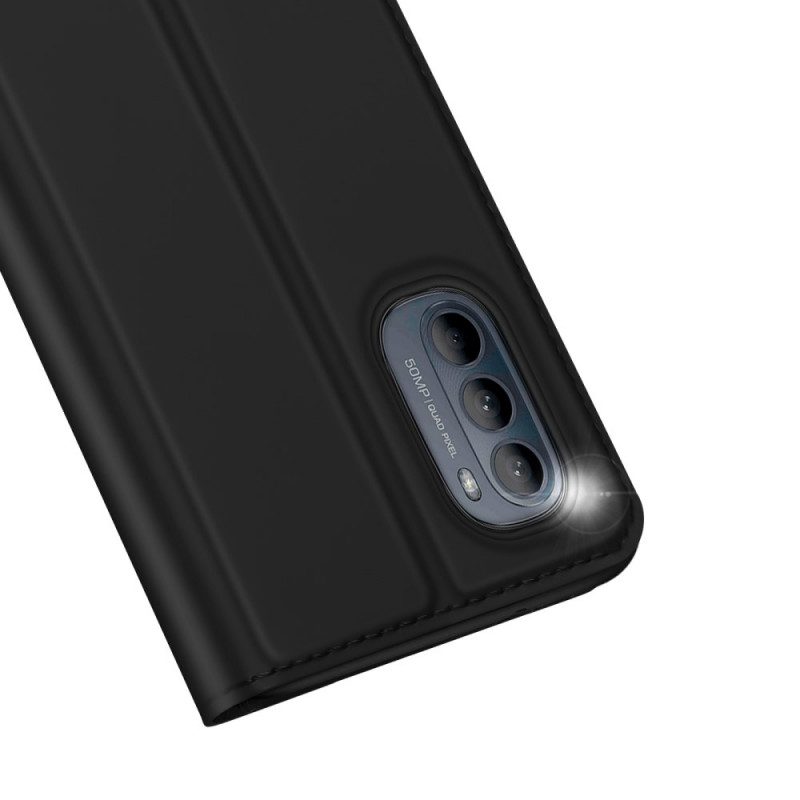 Folio-fodral För Moto G31 / Moto G41 Läderfodral Dux Ducis Pro Skin