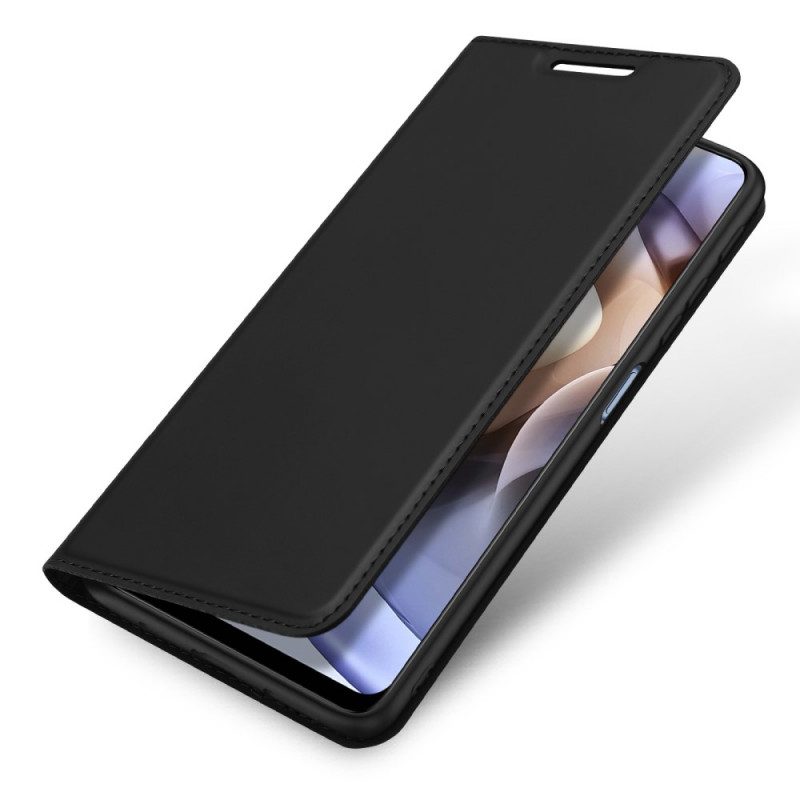 Folio-fodral För Moto G31 / Moto G41 Läderfodral Dux Ducis Pro Skin