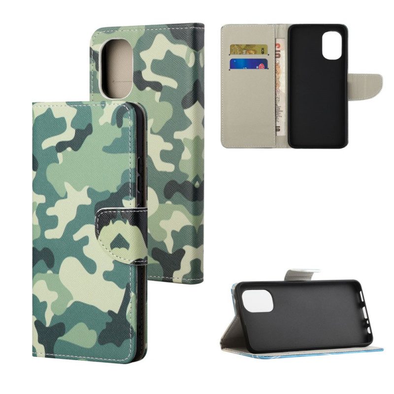 Folio-fodral För Moto G31 / Moto G41 Militärt Kamouflage