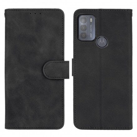 Folio-fodral För Moto G50 Skin-touch