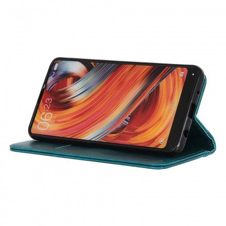 Folio-fodral För Moto G60S Läderfodral Litchi Split Läderversion