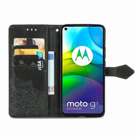 Folio-fodral För Moto G9 Power Medelålders Mandala