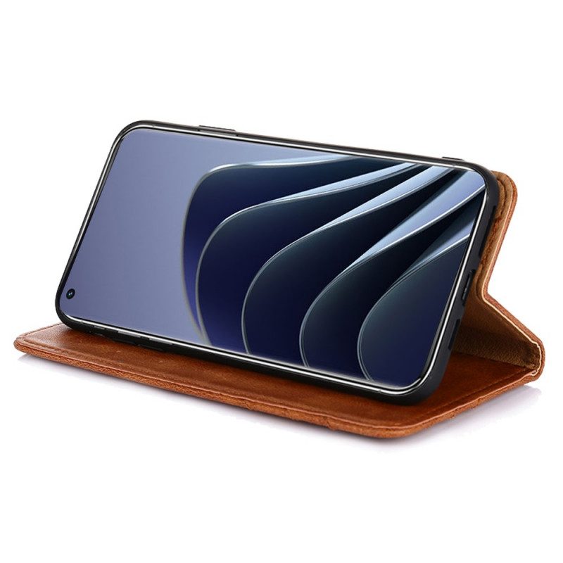 Folio-fodral För OnePlus 10 Pro 5G Läderfodral Dekorativ Nit