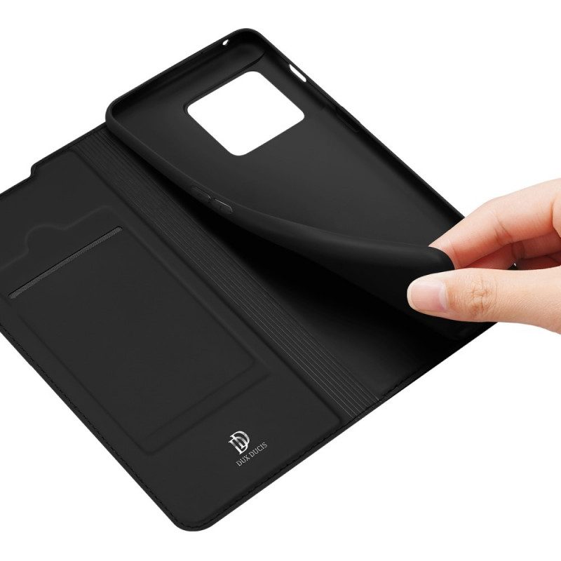 Folio-fodral För OnePlus 10 Pro 5G Läderfodral Dux Ducis Pro Series Skin