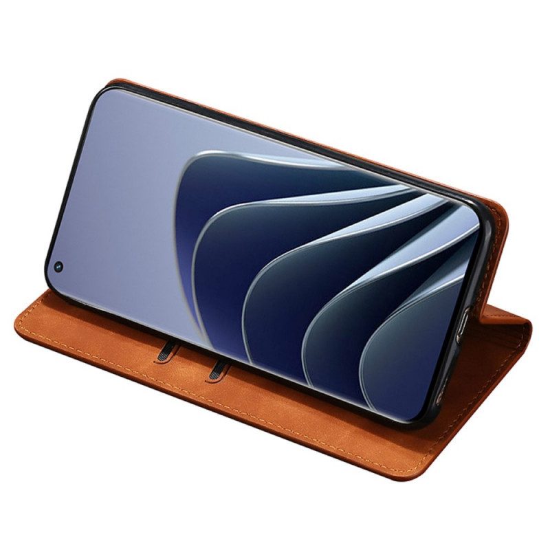 Folio-fodral För OnePlus 10 Pro 5G Läderfodral Läderstil