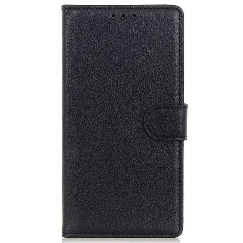 Folio-fodral För OnePlus 10 Pro 5G Traditionellt Litchi