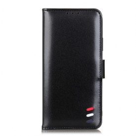 Folio-fodral För OnePlus 10 Pro 5G Trefärgad Lädereffekt