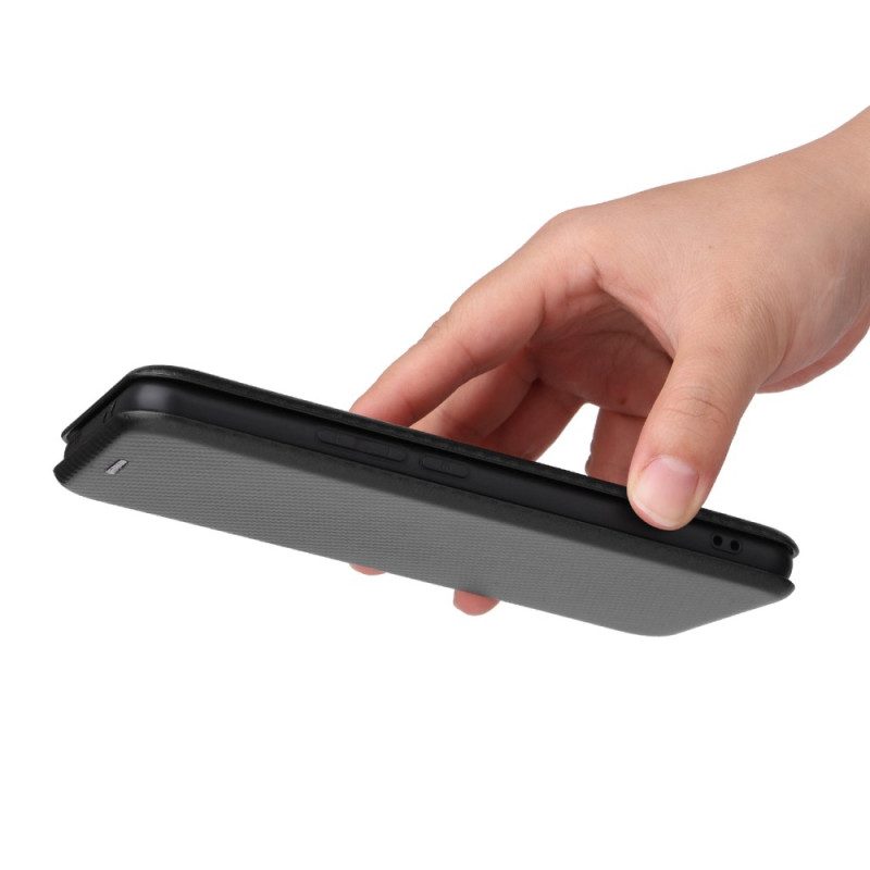 Folio-fodral För OnePlus 10T 5G Läderfodral Kolfiber