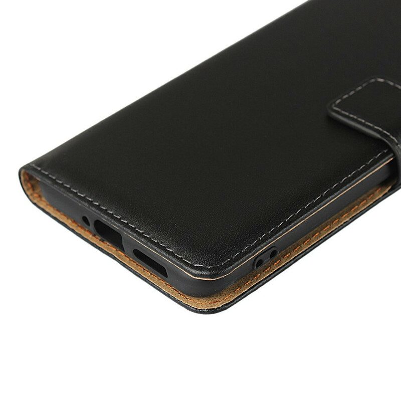 Folio-fodral För OnePlus 7T Äkta Läderinbjudan