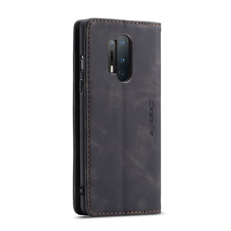 Folio-fodral För OnePlus 8 Pro Läderfodral Caseme Konstläder