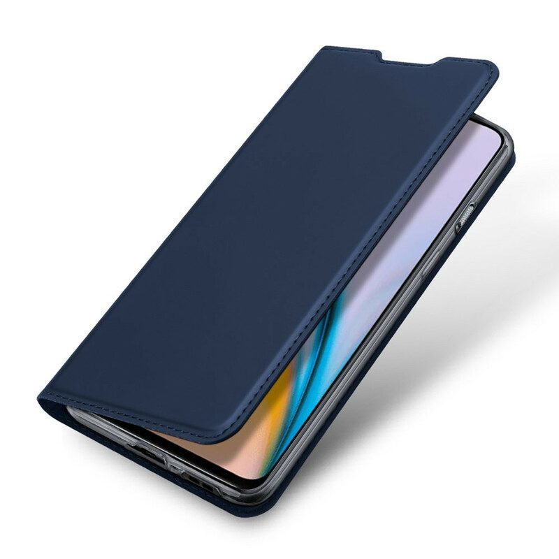 Folio-fodral För OnePlus Nord 2 5G Läderfodral Dux Ducis Pro Series Skin