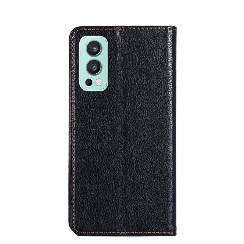 Folio-fodral För OnePlus Nord 2 5G Läderfodral Vintage Läderstil