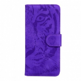 Folio-fodral För OnePlus Nord 2 5G Tiger Face Print