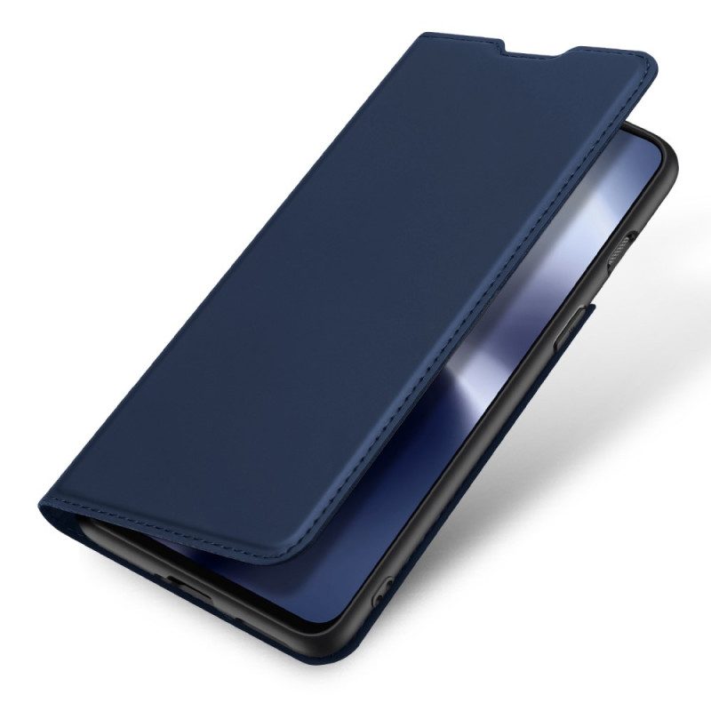 Folio-fodral För OnePlus Nord 2T 5G Läderfodral Dux Ducis Pro Skin