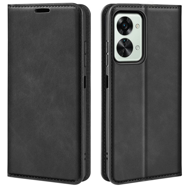 Folio-fodral För OnePlus Nord 2T 5G Skin-touch