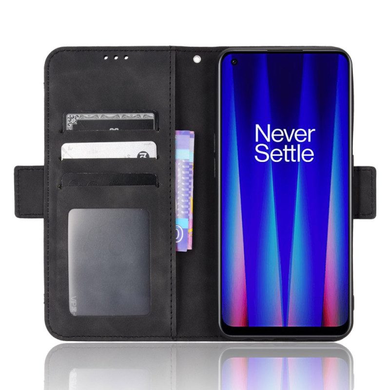 Folio-fodral För OnePlus Nord CE 2 5G Läderfodral Ofläckat Satäng