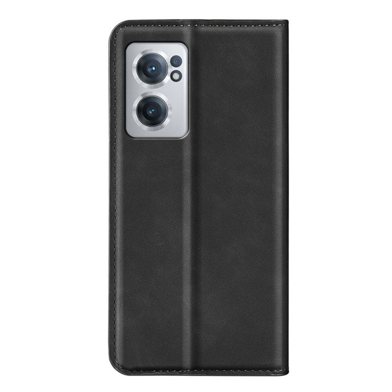 Folio-fodral För OnePlus Nord CE 2 5G Läderfodral Silk Touch