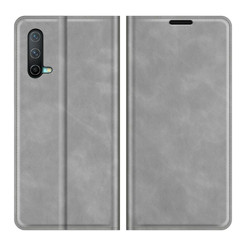 Folio-fodral För OnePlus Nord CE 5G Läderfodral Skin-touch